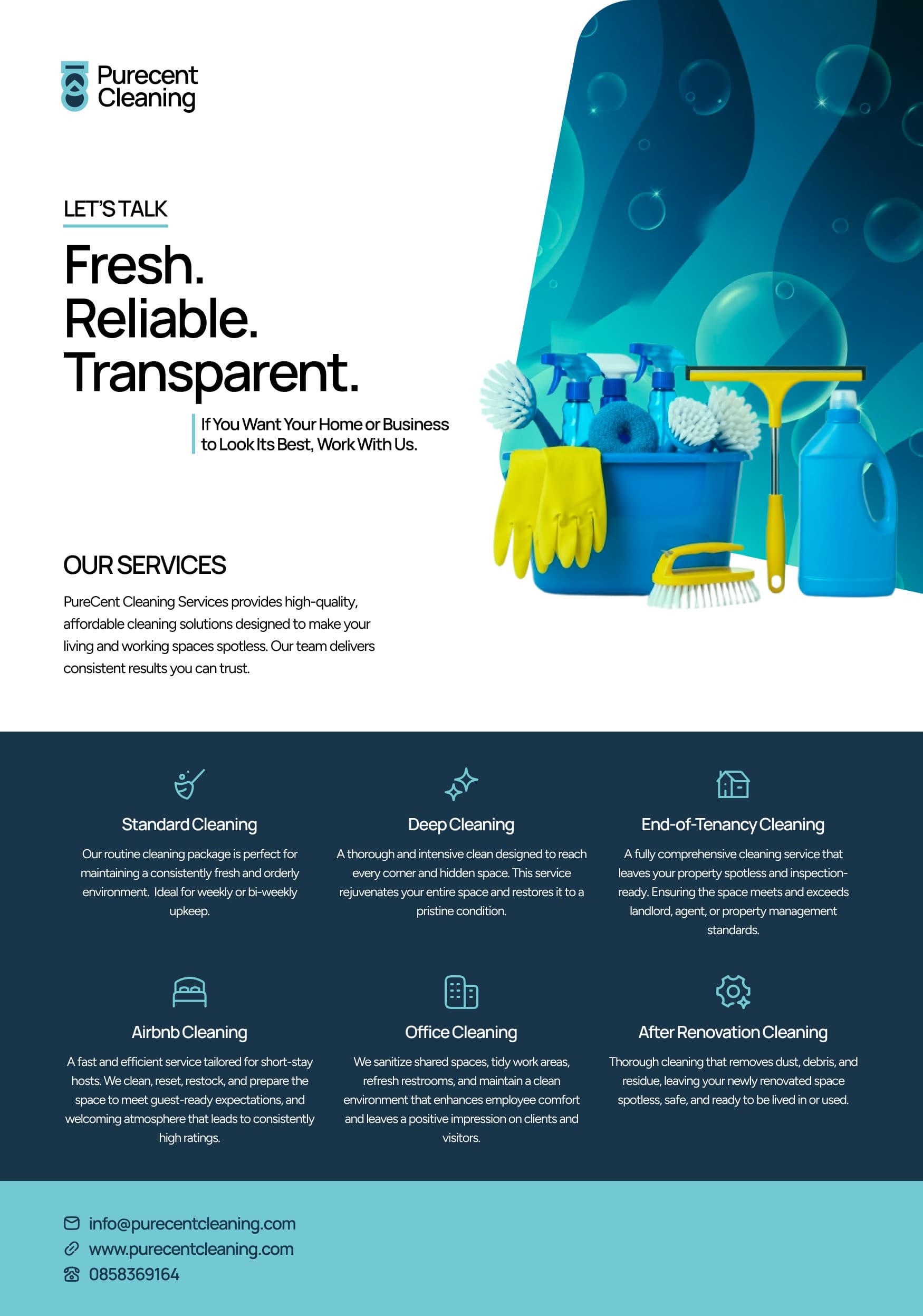 Purecent Cleaning cover